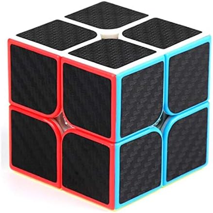 CuberSpeed Cuberspeed MFJS MeiLong Carbon Fiber Cubic Gift Box Bundle Phantom Carbon Fiber Sticker Speed Cube 2x2 3x3 4x4 5x5 Stickerless with Black Sticker Puzzle  - Image 2