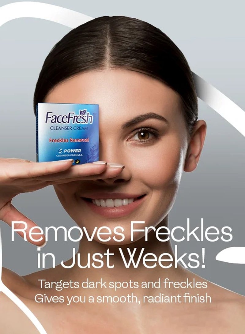 Face Fresh Set of 3 Face Cleanser Cream - Treats Acne, Freckles, Skin Texture, Scars - Best Results with All Skin Types 23g - Image 2