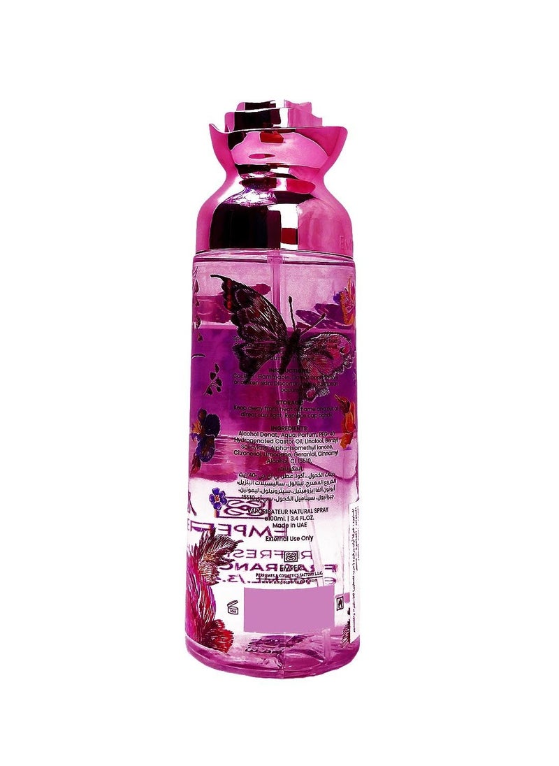 Emper Flower's Secret Butterfly Charm - Body Mist - For Women - 100ml  - Image 2