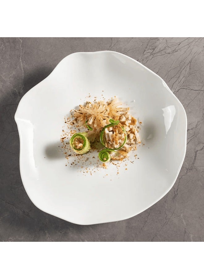 MAAC HOME MAAC Home Ocean Abyss Deep Plates Elegant Durable and Classic design Perfect for Family Everyday Use, and Family Get- Together, Restaurant, Banquet and More (Set of 1, 10") - Image 3