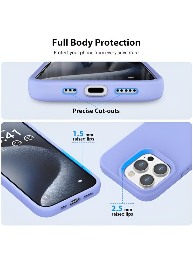 BORTONY iPhone 16 Pro Max Case Cover with Soft Liquid Silicone Anti-Scratch Shockproof Slim iPhone 16 Pro Max Cover Anti-fingerprint Protective Case for Apple iPhone 16 Pro Max - Image 5