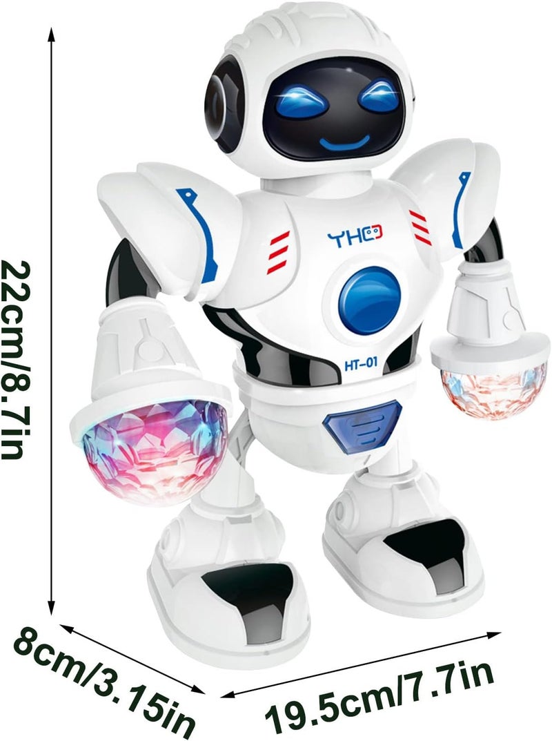 klarako Electric Dancing Robot, Electric Musicial Dance Robot Toy with Colorful LED Light for Kids, Dancing Electric Robot Christmas Birthday Gift for 4 5 6 7 8 12 Years Kids (A) - Image 4