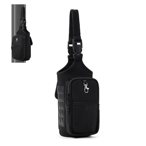 VAKAER Magnetic Gym Bag, Water Bottle Carrier Holder with Phone Pocket & Adjustable Strap,10 Ultra-Strong Magnets Stick to Fitness equipment, Workout Accessories Pouch for Women & Men - Image 1