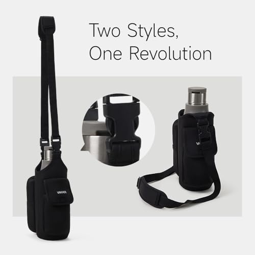 VAKAER Magnetic Gym Bag, Water Bottle Carrier Holder with Phone Pocket & Adjustable Strap,10 Ultra-Strong Magnets Stick to Fitness equipment, Workout Accessories Pouch for Women & Men - Image 4
