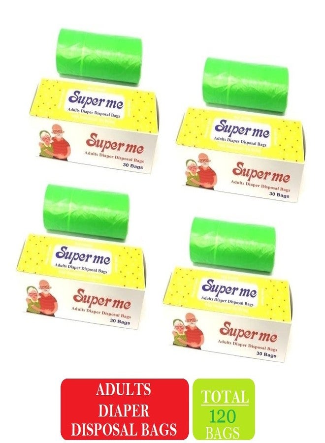 Bentalls Superme Adult Diaper Disposal Bags [4 Packs](Total 120 Bags) - Image 2