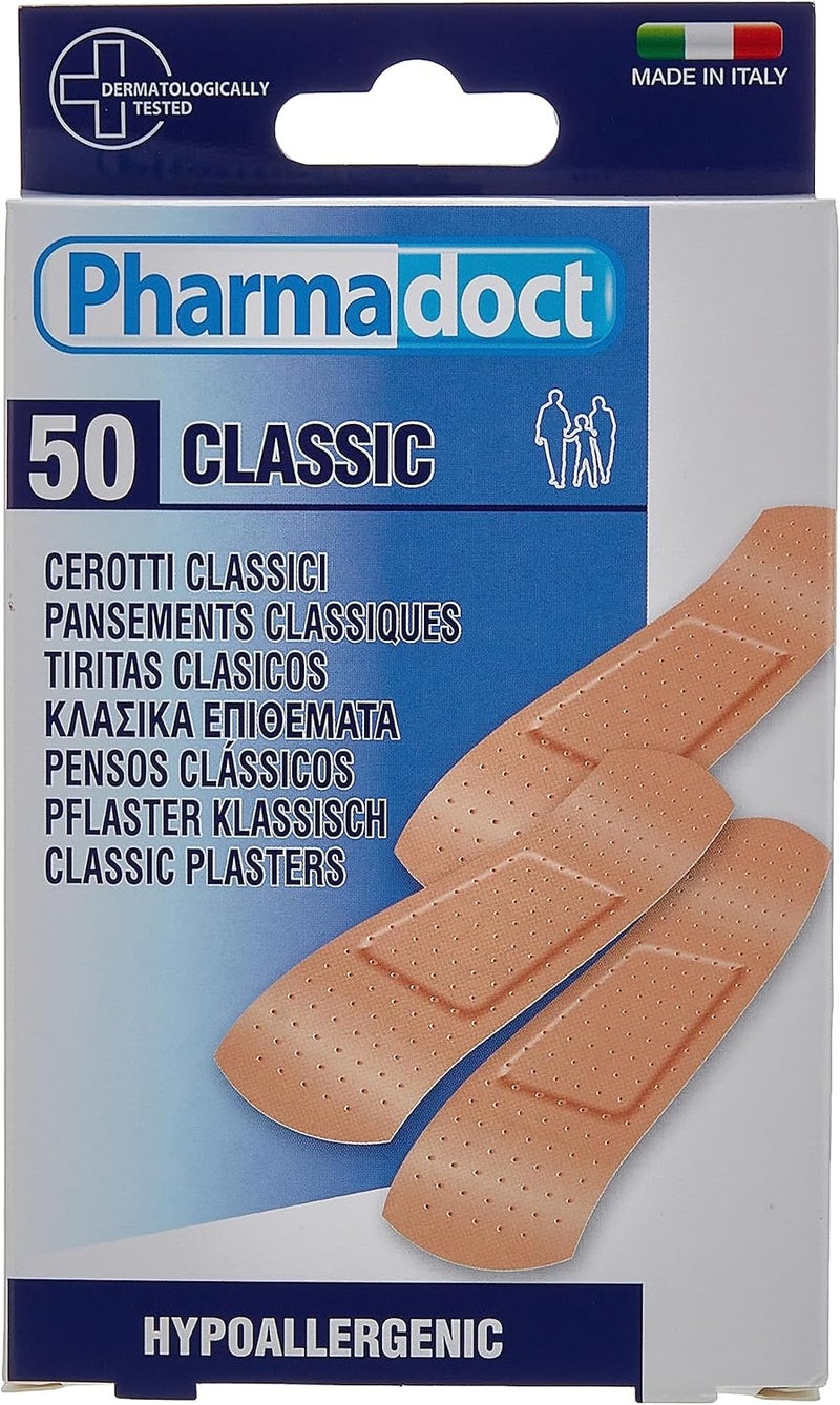 Pharmadoct Classic Medium Plasters - 50 Count - Image 1