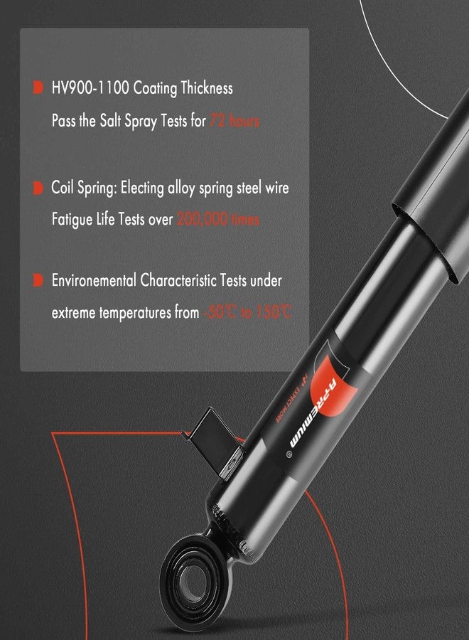 A-Premium Rear Pair (2) Shock Absorber Compatible with Hyundai Santa Fe 2007-2009, Veracruz 2007-2012, Driver and Passenger Side - Image 4