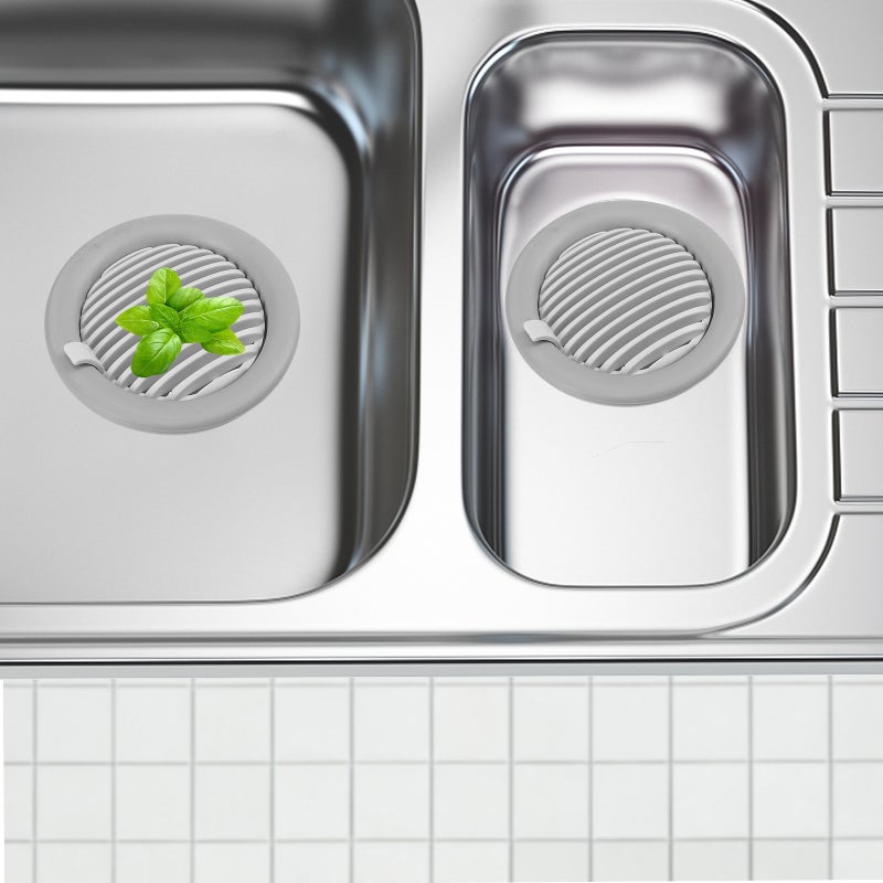 🚽 فلتر صرف صحي مع صمامات باتجاه واحد وسدادات مرحاض مانعة للرائحة لون رمادي فاتح للاستخدام الداخلي - Image 4