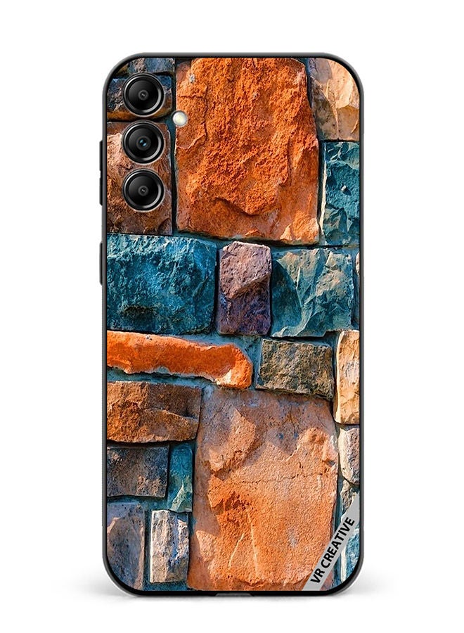 VR CREATIVE Protective Case Cover For Samsung Galaxy A34 Abstract Stone Design Multicolour - Image 1
