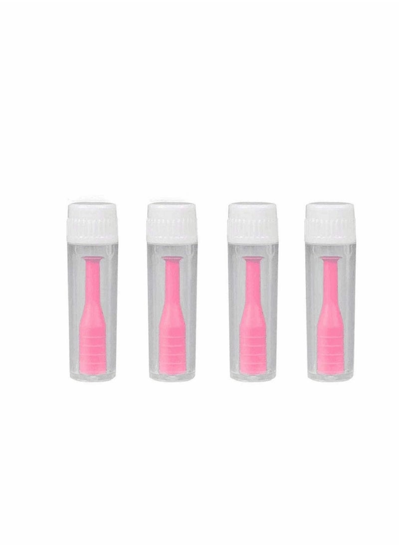 NIBEMINENT 4 pcs Hard Contact Lens Remover RGP Plunger for Soft Lenses  - Image 1