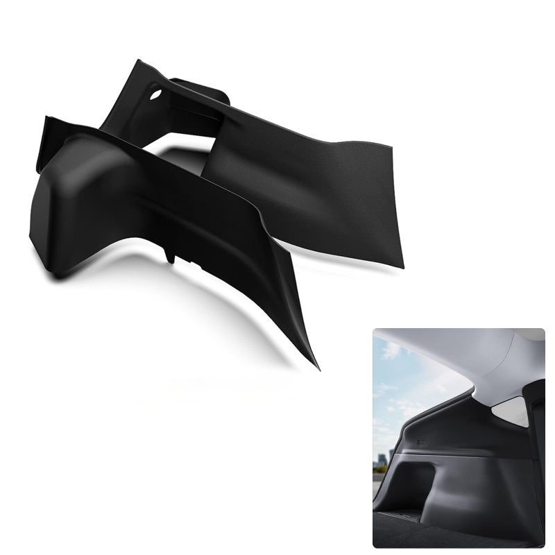 SHINELINERS Rear Trunk Side Protectors for Tesla Model Y Juniper 2025-2026, 2PCS TPE Side Panel Guards, Cargo Area Protective Covers - Image 1