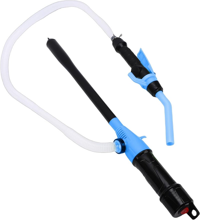 ViaGasaFamido Portable Electric Siphon Pump, PP Material, Adjustable Fuel Transfer Pump for Vehicle and Boat (Blue) - Image 4