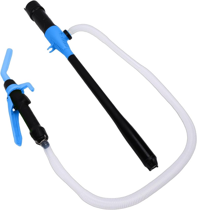 ViaGasaFamido Portable Electric Siphon Pump, PP Material, Adjustable Fuel Transfer Pump for Vehicle and Boat (Blue) - Image 3