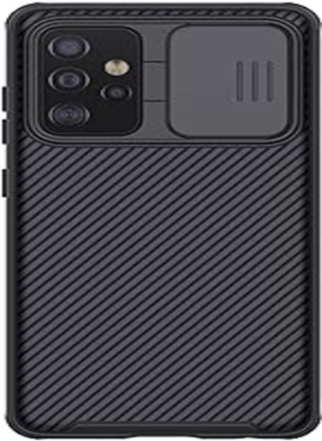 Nillkin Case Compatible with Galaxy A52 5G Cover, Hard CamShield with Camera Slide Protective Cover Drop Protection Cover [Built-in Lens Protector][ Designed Case for Samsung Galaxy A52 5G ] - Black