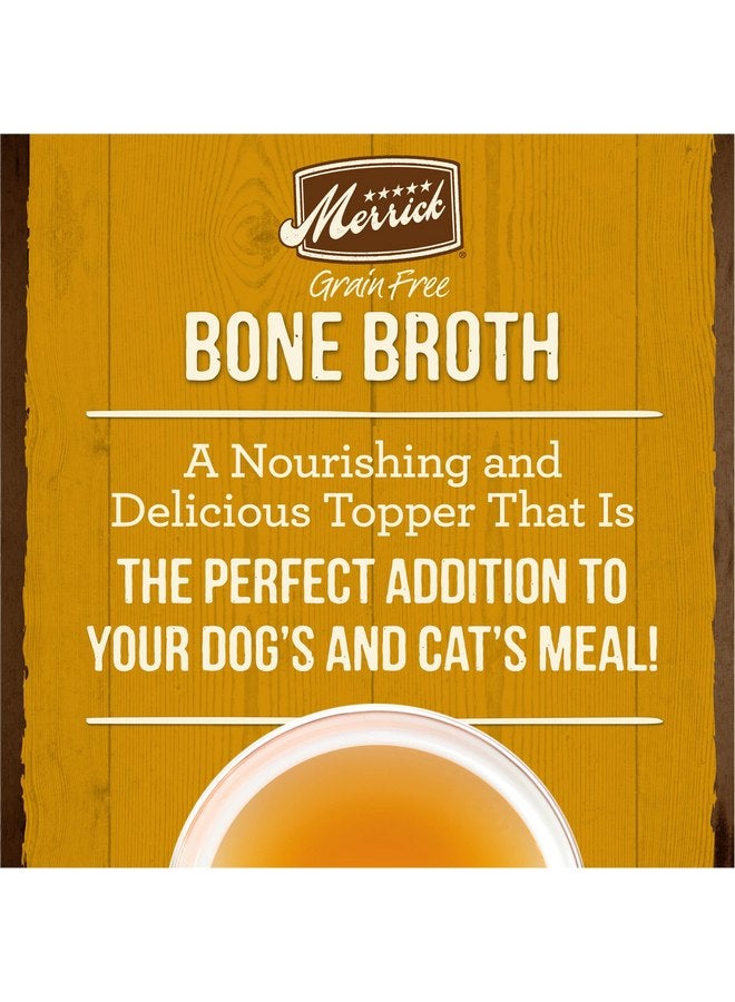 ميريك وجبة طعام طبيعية خالية من الحبوب من Merrick، مرق العظام للكلاب، مع إضافات من الأطعمة الفائقة والقرفة، للكلاب البالغة من جميع السلالات، دجاج، 7 أونصة (عبوة من 6 قطع) - Image 3