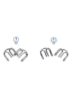 NIBEMINENT 8-Piece Brain Teaser Puzzle Ring Set  - Image 4