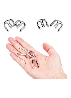 NIBEMINENT 8-Piece Brain Teaser Puzzle Ring Set  - Image 3