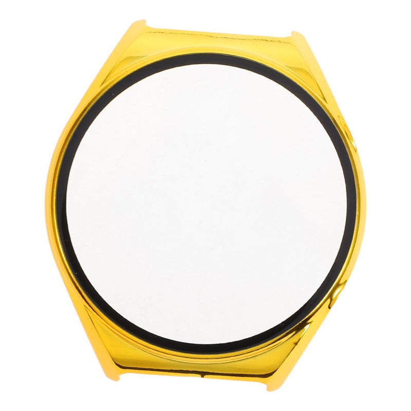 Mipcase Compatible Watch Protective Cover Tempered Glass Integration Full Protection Scratch Resistant Stylish Design Daily Wear Seamless Operation Golden - Image 2