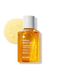 Blithe BLITHE Patting Splash Mask Exfoliating Face Wash with Yellow Honey - Korean Chemical Exfoliant for Face AHA Lactic Acid for Dark Spots, Energy Citrus for Skin Brightening & Radiance 5.07 Fl Oz  - Image 1
