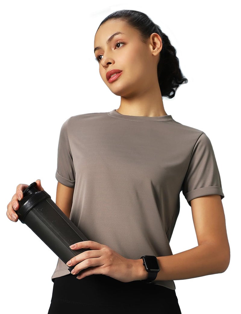 Pump'd Women's Crop Top - Regular fit T-Shirt | Half Sleeve | Activewear for Workout, Casual Wear & Everyday - Image 5