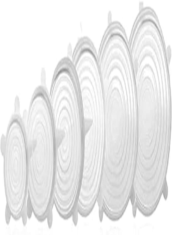 Spaceshoop one year warranty_Silicone Stretch Lids Reusable and Expandable Food Covers 6-Pack for Containers