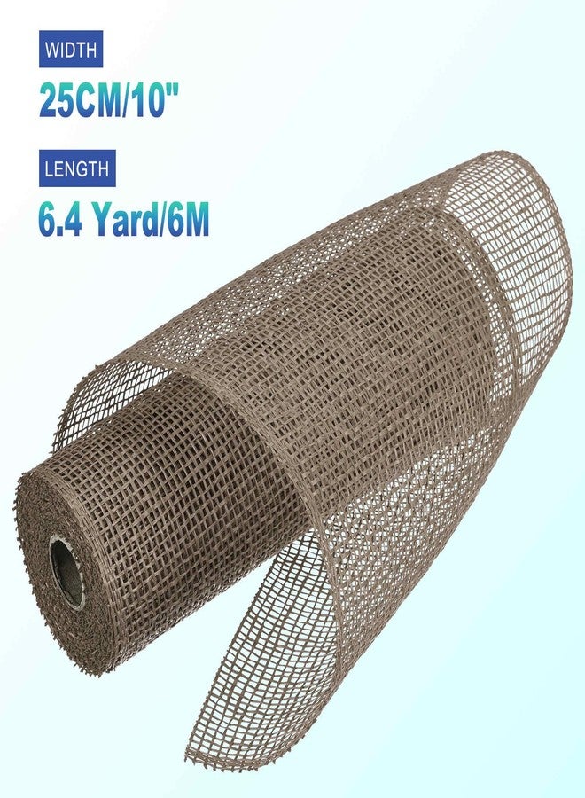 ميكسينيتي مجموعة ميكانيكسي من 3 قطع من شبكة الخيش البوليستر مقاس 10 بوصات لأكاليل الزهور، وشريط قماش شبكي مزخرف بطول 6.4 ياردة لتزيين أكاليل الخريف وعيد الفصح وعيد الميلاد، من الكتان - Image 2