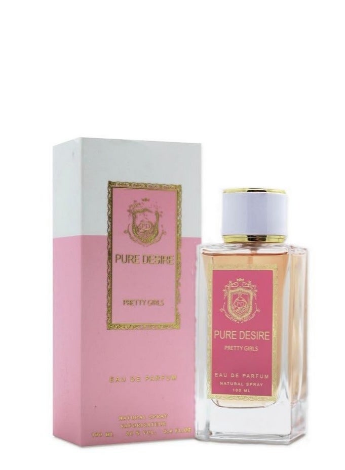 Coolife, Pure Desire Pretty Girls, Eau de Parfum, Women, Long Lasting,100ML