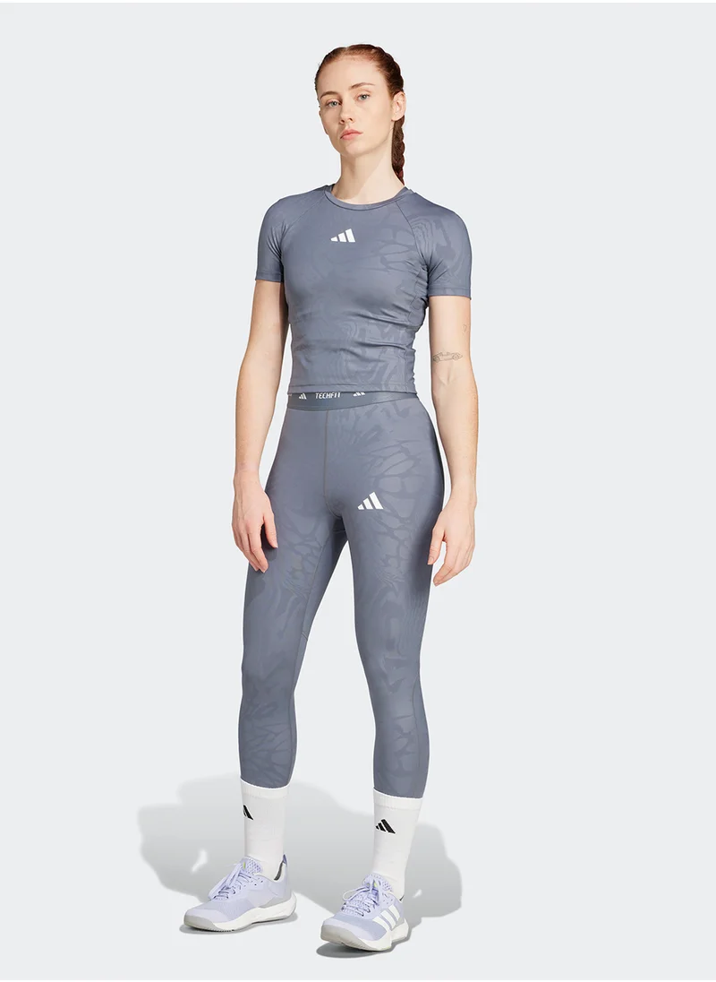 Adidas 7/8 Techfit Printed Leggings
