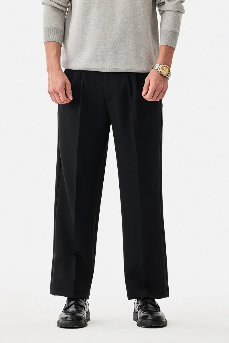 SNITCH Loose Fit Stretch Trousers