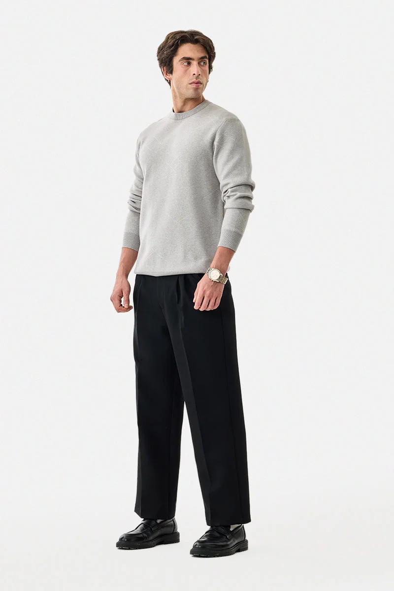 SNITCH Loose Fit Stretch Trousers