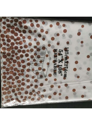 Disposable Polka Dot Tablecloth 137×274cm Peva Plastic Table Cover Party Supplies Foil Dot Table Cloth-Color:Printed Curry Dot-Specifications:137*274CM - pzsku/Z3ACC3993362B7FC5ACA7Z/45/1746206852/8bdf2b74-fb13-4a53-b0b0-c95c1c4604ee