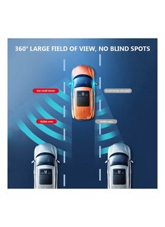 SYOSI Blind Spot Mirror, Rectangle HD Glass Frameless Convex Lens, Rear View Mirrors Exterior Accessories, with Wide Angle Adjustable, Stick for All Universal Vehicles Car Stick-on Design (2 PCS)  - Image 4