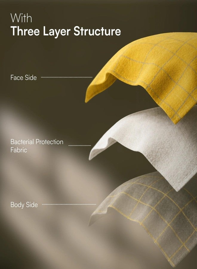Doctor Towels, World's First Banana Double Cloth Bath Towels, Dermatologist Tested for Sensitive Skin, 240 GSM Towels for Bath Large Size, Clinically Tested to Help Reduce Acne – Golden - Image 5