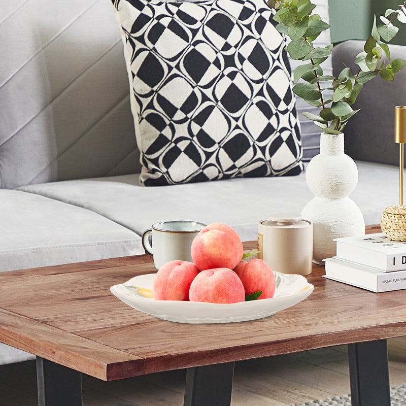 Household Decorative Ceramic Dish Food Serving Tray Novelty Fruit Pattern Plate Food Tray - Image 5