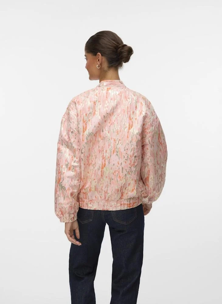 VERO MODA Vmbarbara Ls Jaquard Bomber