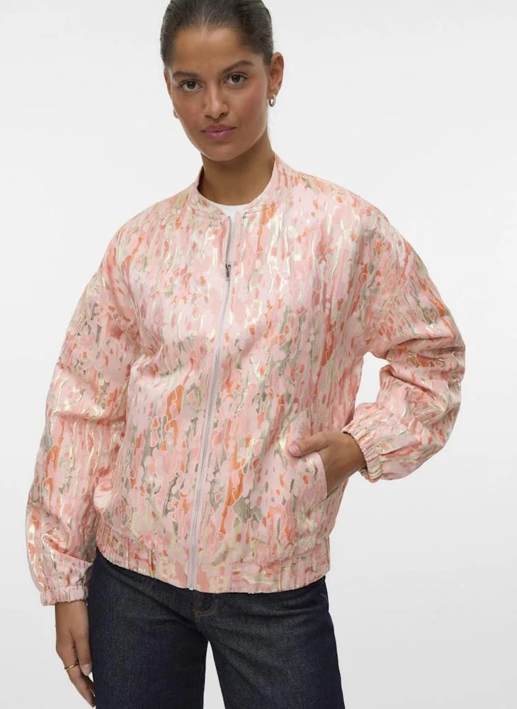 VERO MODA Vmbarbara Ls Jaquard Bomber