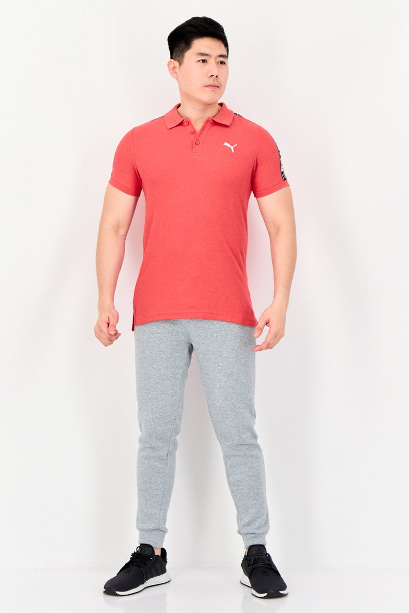 PUMA Men Sportswear Fit Short Sleeve Outdoor Polo Shirt, Red - Image 3