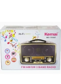 KEMAI Kimai MD-1701BT Radio 3 Bands fm am sw Bluetooth And Memory Card  - Image 3
