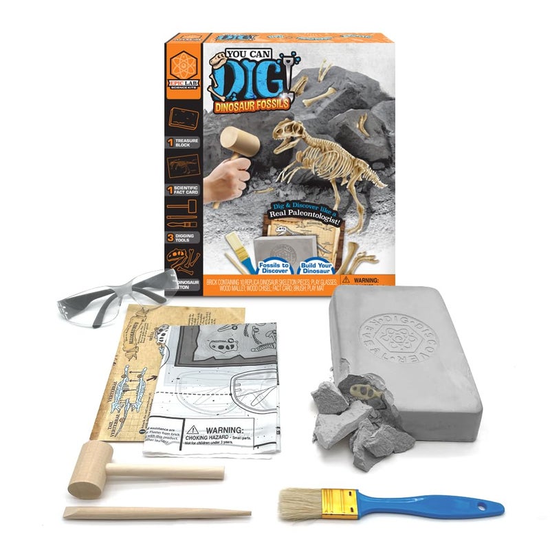 ArtSkills Epic Lab Dinosaur Fossil Digging Kit for Kids Dinosaur Excavation Dig Kit Dino Toys for Kids Gifts for Boys and Girls - Image 3