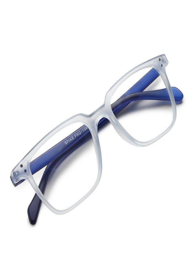 CRIBA Stylish Blue Cut Reading Glass Power From +0.25+0.50+0.75+1.00+1.25+1.50+1.75+2.00+2.25+2.50+2.75+3.00+350+4.00 Single Vision (+0.25) - Image 4