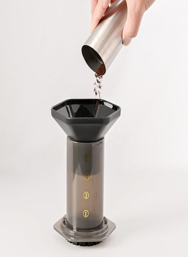 كافيهماسي طقم قمع قهوة وحقيبة سفر من CAFEMASY متوافق مع ماكينة صنع قهوة الإسبريسو المحمولة Aeropress Original Go XL، قطع غيار، ملحقات قهوة، أدوات - Image 2