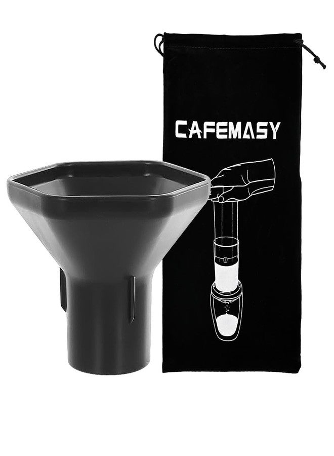كافيهماسي طقم قمع قهوة وحقيبة سفر من CAFEMASY متوافق مع ماكينة صنع قهوة الإسبريسو المحمولة Aeropress Original Go XL، قطع غيار، ملحقات قهوة، أدوات - Image 1