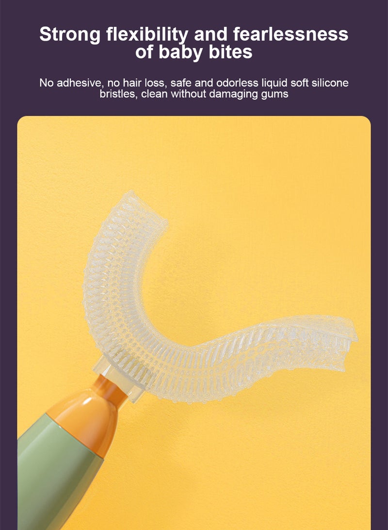 MaBaby Childrens Toothbrushes U-shaped  - Image 5