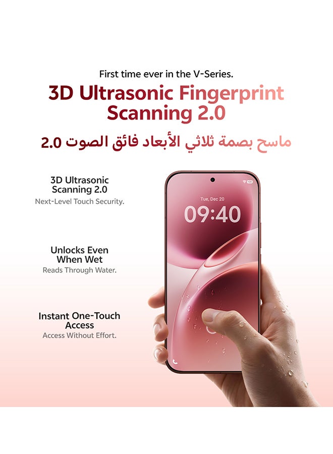 فيفو V70 5G AI ثنائي الشريحة بني 8GB 256GB مع V-Life TWS، شاحن 90W وضمان 24 شهر - النسخة الشرق أوسطية - Image 5