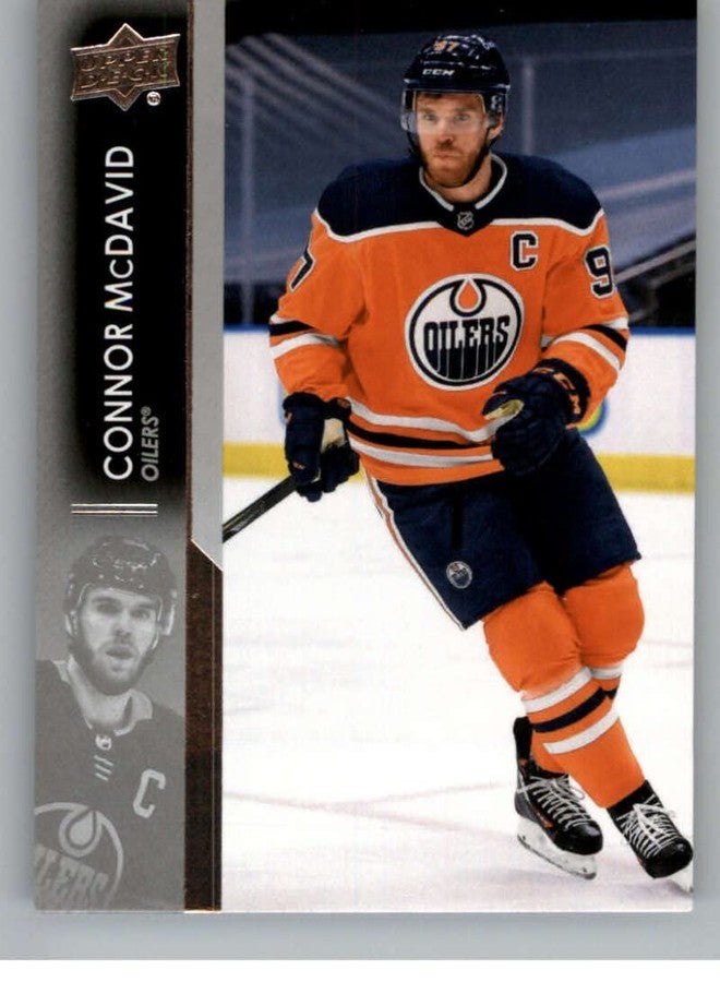 Upper Deck 2021-22 Upper Deck #73 Connor McDavid Edmonton Oilers Series 1 NHL Hockey Base Trading Card - Image 1