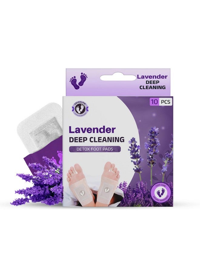 Soleglow Ultra Detox Foot Patches Cleansing Toxin Remover Foot Pads For Men And Women Stress Relief & Detoxification (Pack of 1, Levender) - Image 1