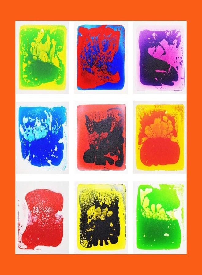 بلاطات سائلة حسية علاجية من أبلي لدعم التوحد، سجادة أرضية تفاعلية متغيرة الألوان، تحفيز بصري، متعددة الألوان (مجموعة من 1 | 30 سم) - Image 4