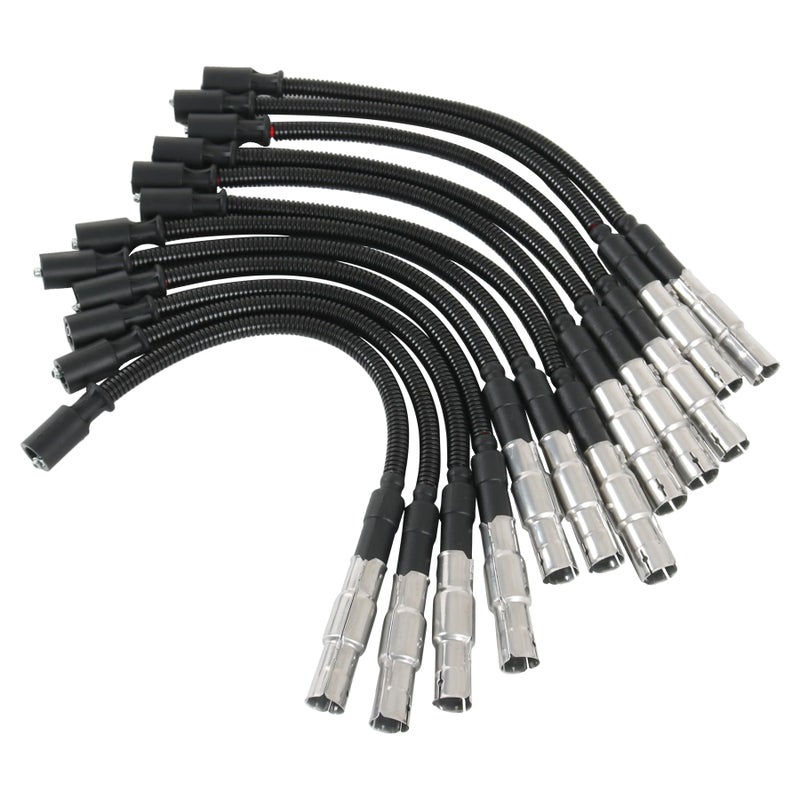 JDMSPEED New Spark Plug Ignition Wire Set Replacement for Mercedes Benz CClass EClass ML SLK 320 350