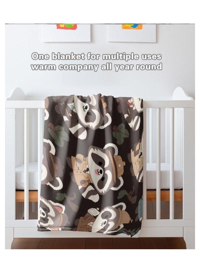 عام بطانية رقيقة من الفانيلا (دافئة ومريحة، ومناسبة للنوم واستخدام الألعاب وإزالة الغبار ومقاومة للرمل) 150 سم * 200 سم - 784 - Image 4