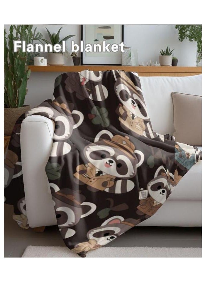 عام بطانية رقيقة من الفانيلا (دافئة ومريحة، ومناسبة للنوم واستخدام الألعاب وإزالة الغبار ومقاومة للرمل) 150 سم * 200 سم - 784 - Image 5